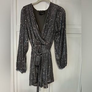 Emprada sequin romper size small